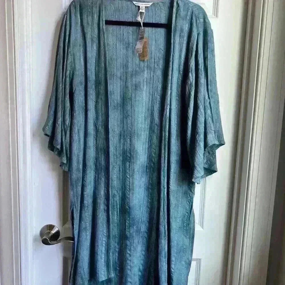 NWT American Eagle Outfitters kimono open front cardigan midi length size xxs
